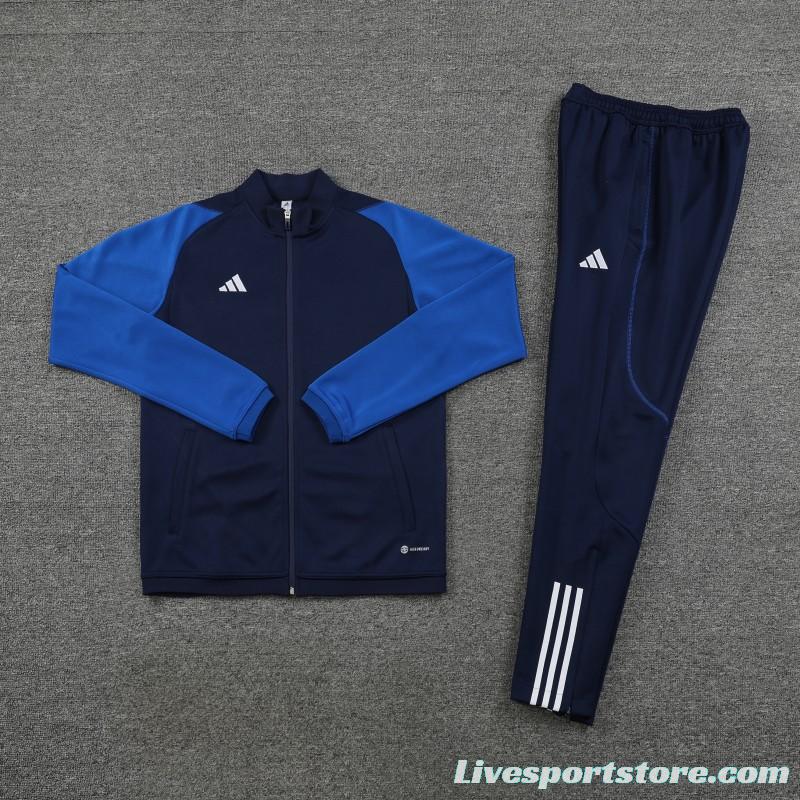 2023 Adidas Navy Full Zipper Jacket +Pants