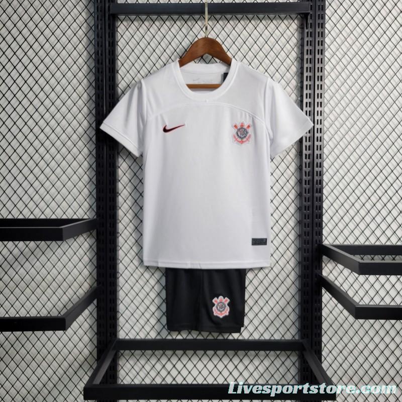 23-24 Kids Corinthians Home Jersey Size 16-28