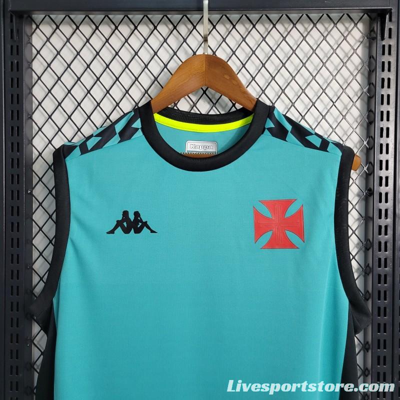 23-24 Vasco Da Gama Training Green Vest Jersey