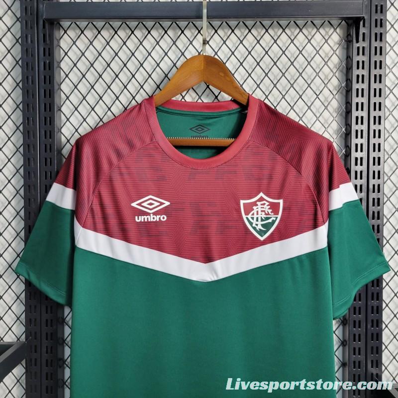 23-24 Fluminense Celestial Training Jersey Green+Red