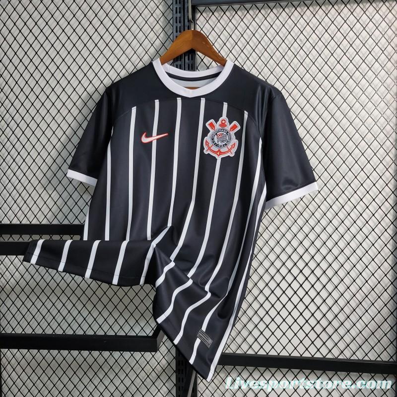 23-24 Corinthians Away Black Jersey