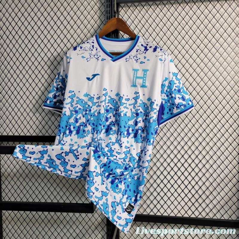 2023 Honduras Away White Jersey