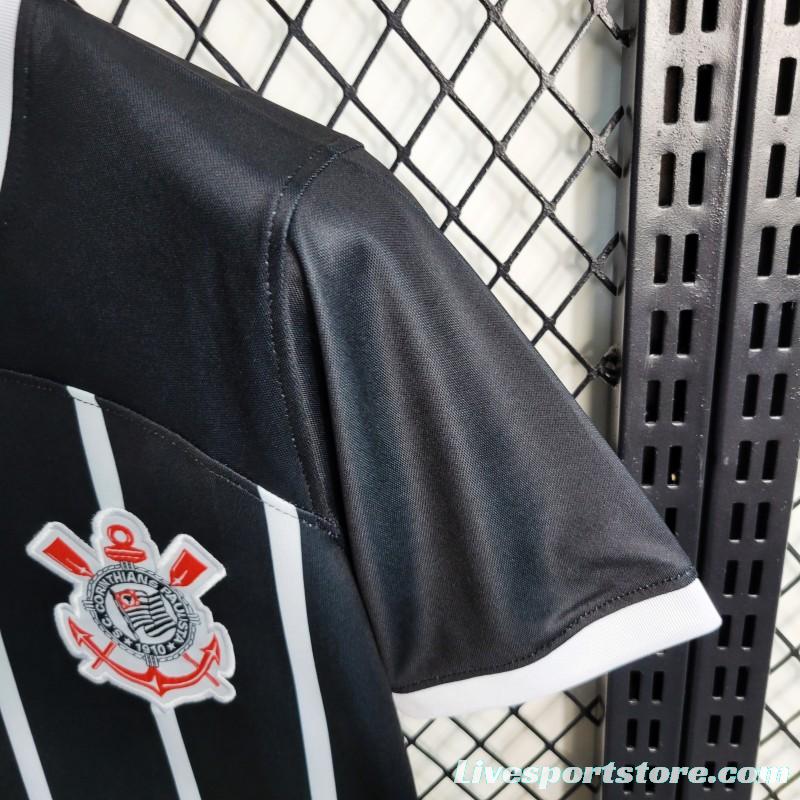 23-24 Women Corinthians Away Black Jersey