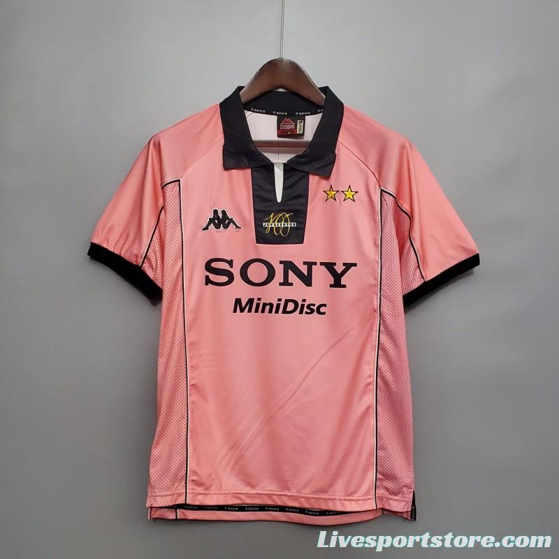 Retro 97/98 Juventus Away Pink Jersey