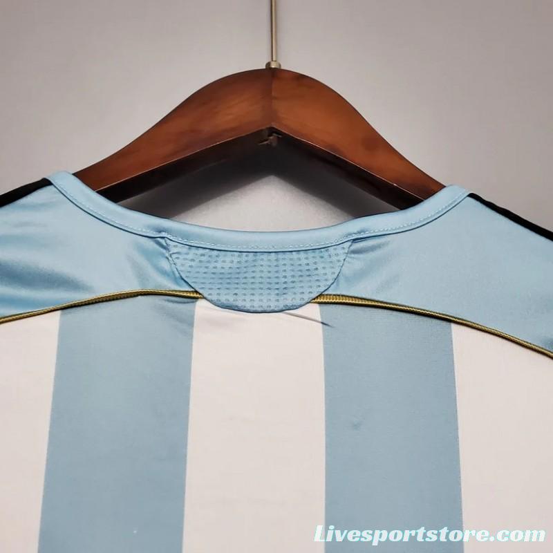 Retro 2006 Argentina Home Jersey