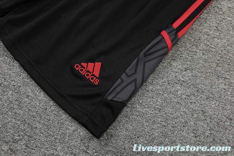 23-24 Bayern Munich Black Red Short Sleeve+Shorts