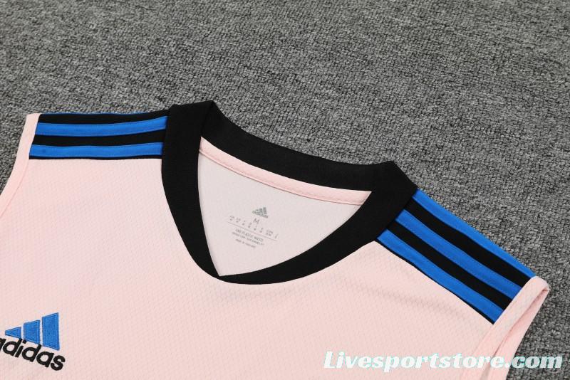 23-24 Arsenal Pink Vest Jersey+Shorts