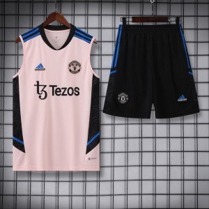 23-24 Arsenal Pink Vest Jersey+Shorts