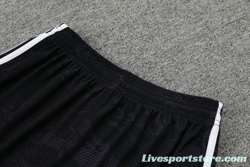 23-24 Juventus Black White Short Sleeve+Shorts