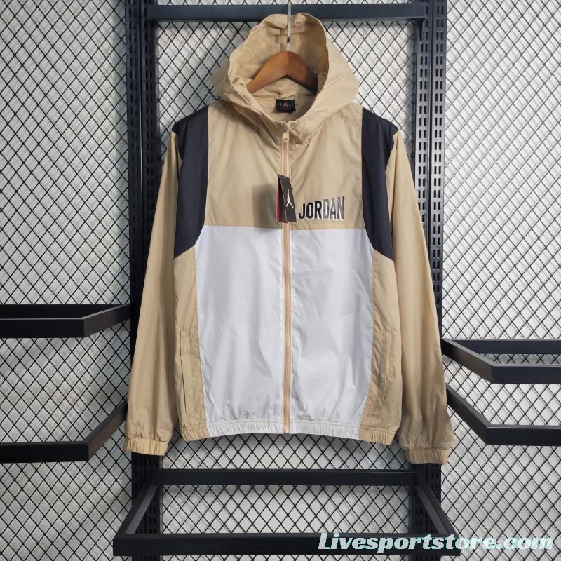 2023 Jordan Beige White Windbreaker