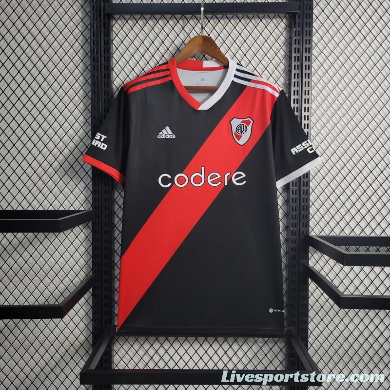 23-24 River Plate Black Third Jersey