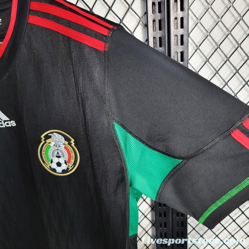 Retro 2010 Mexico Away Black Jersey