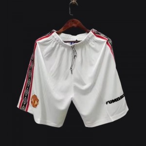 Retro 98/99 Manchester United Home Shorts