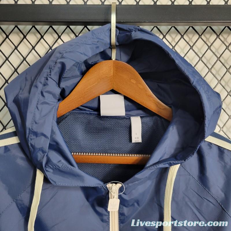 2023 Adidas Blue Windbreaker