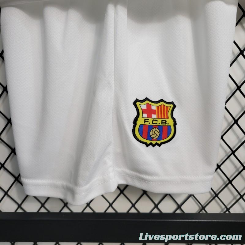 23-24 KIDS Barcelona Away Jersey Size 16-28