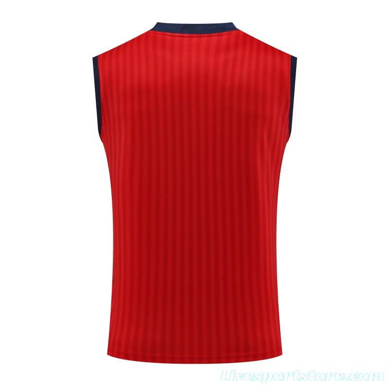 23-24 Arsenal Red Remake Icon Vest Jersey+Shorts