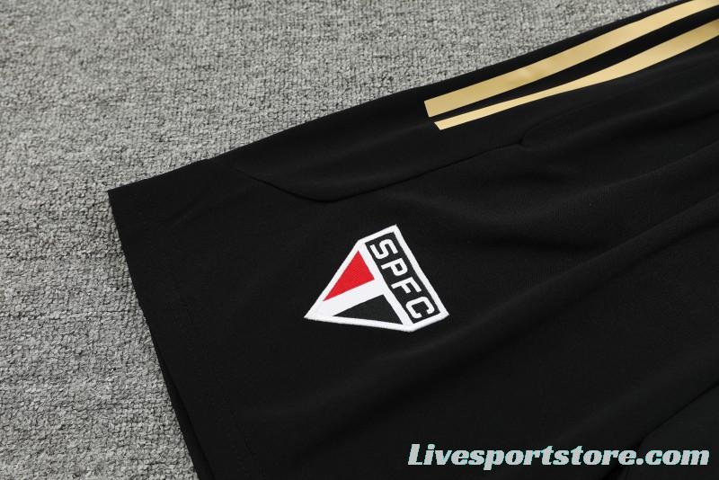 23-24 Sao Paulo Black Vest Jersey+Shorts