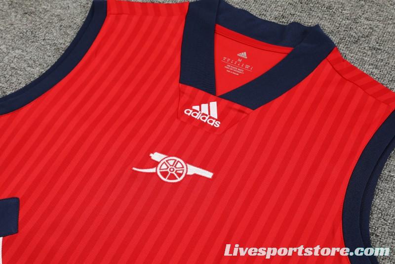 23-24 Arsenal Red Remake Icon Vest Jersey+Shorts