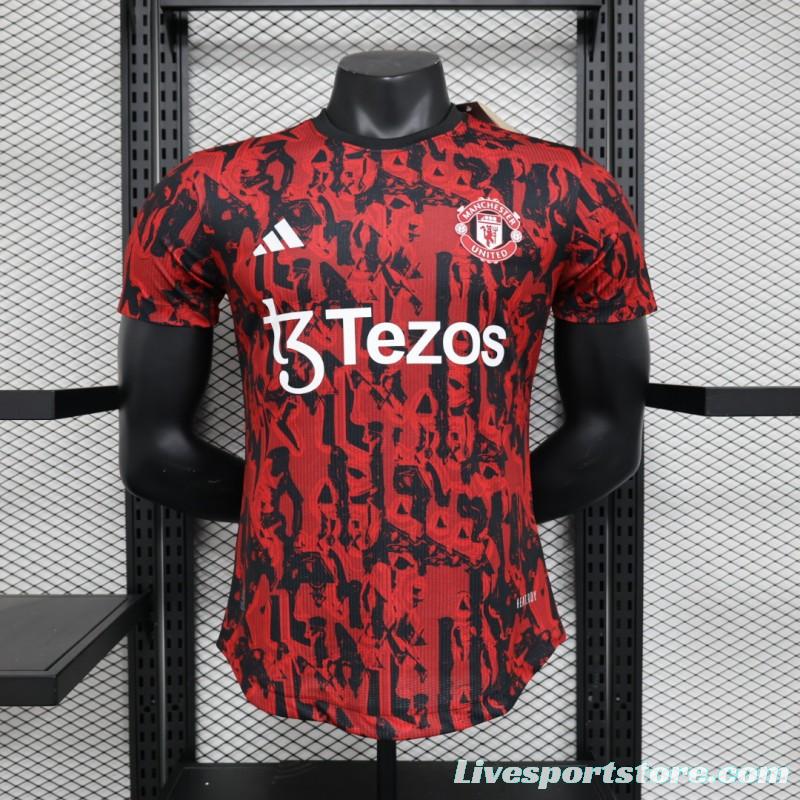 Player Version 23/24 Manchester United Red Training Jersey