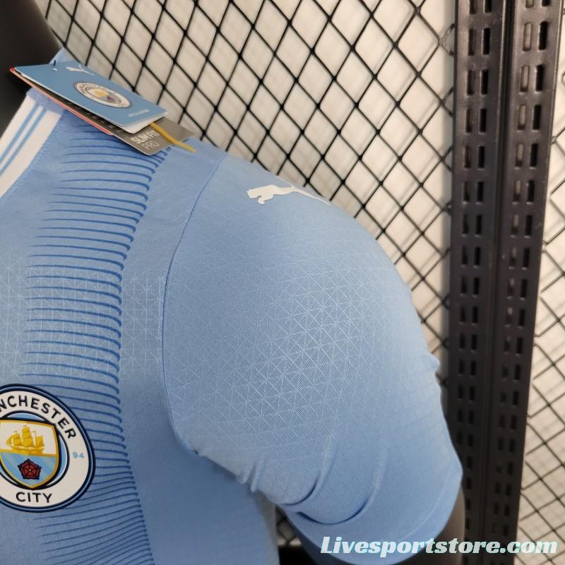 Player Version 23-24 Manchester City Home Jersey