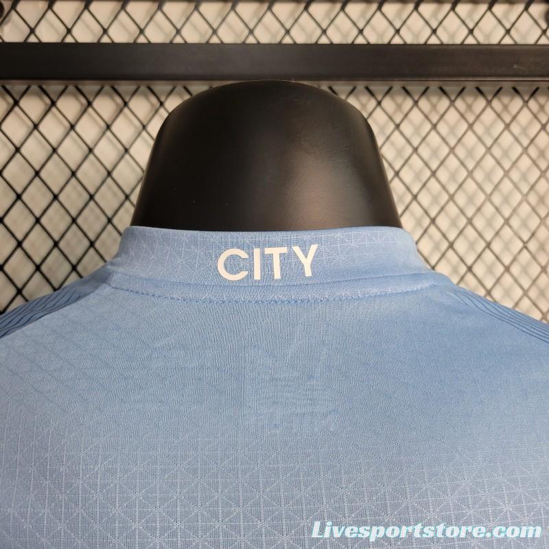 Player Version 23-24 Manchester City Home Jersey