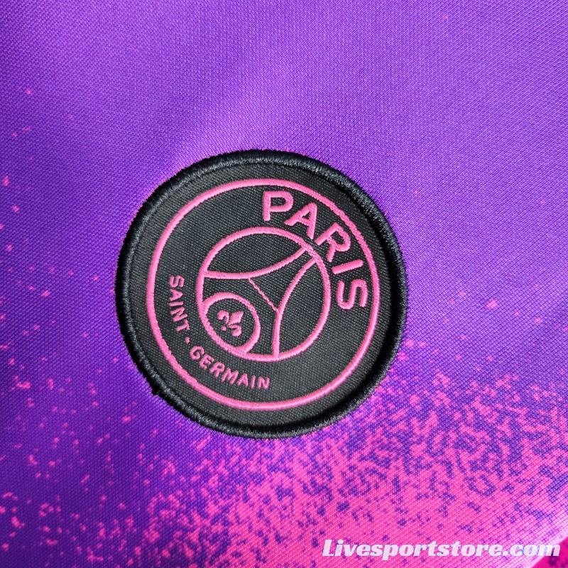 Retro 20-21 Kids PSG Paris Forth Pink Jersey