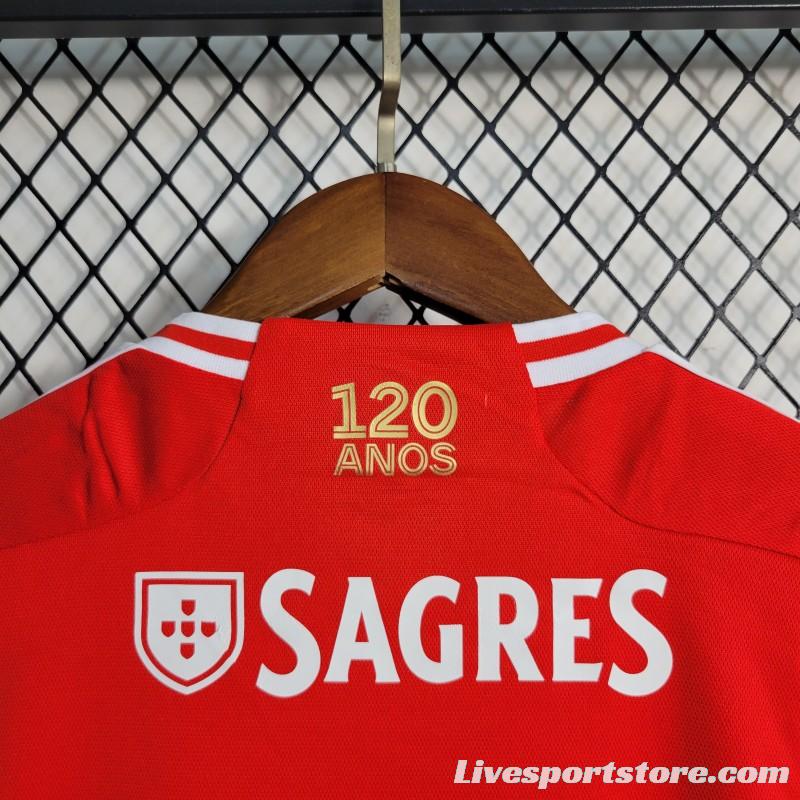 23-24 KIDS Benfica Home Jersey Size 16-28