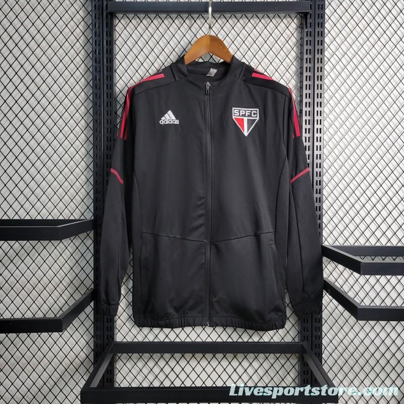 23/24 Sao Paulo Black Full Zipper Jacket