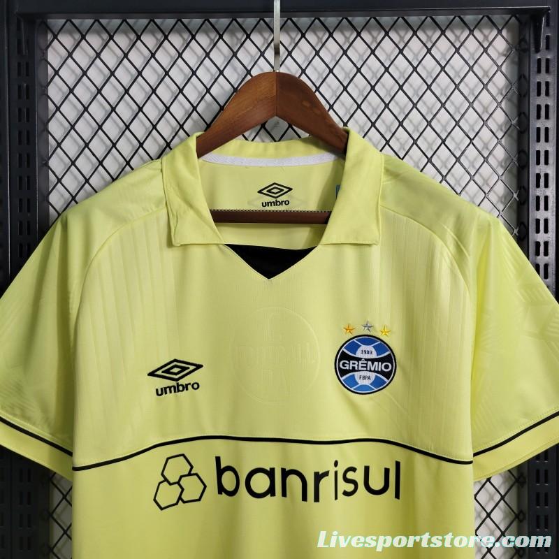 23-24 Gremio Yellow Goalkeeper Jersey