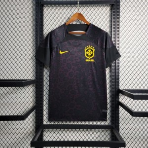 2023 Brazil Black Goalkeeper Jersey