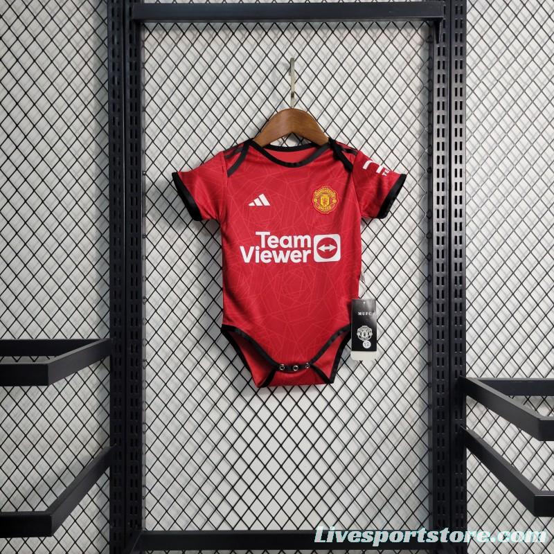 23-24 Baby Manchester United Home Jersey