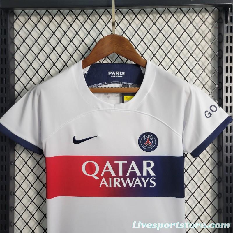 23-24 Kids PSG Away Jersey