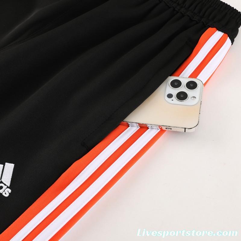 23/24 Adidas Orange/White/Black Full Zipper +Pants