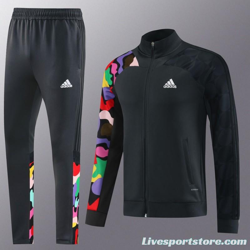 23/24 Adidas Black Full Zipper +Pants