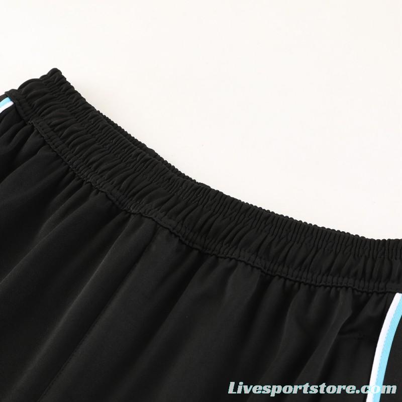 23/24 NIKE Black/Blue Short Sleeve Jersey+Pants