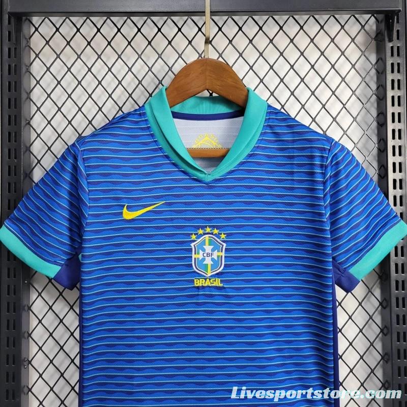 24/25 Kids Brazil Away Jersey