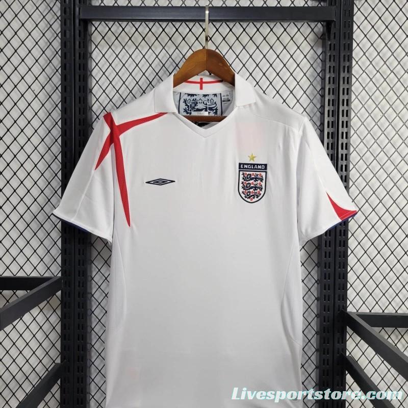 Retro 2006 England Home Jersey