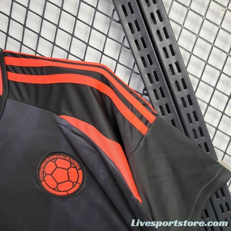 2024 Colombia Away Black Jersey