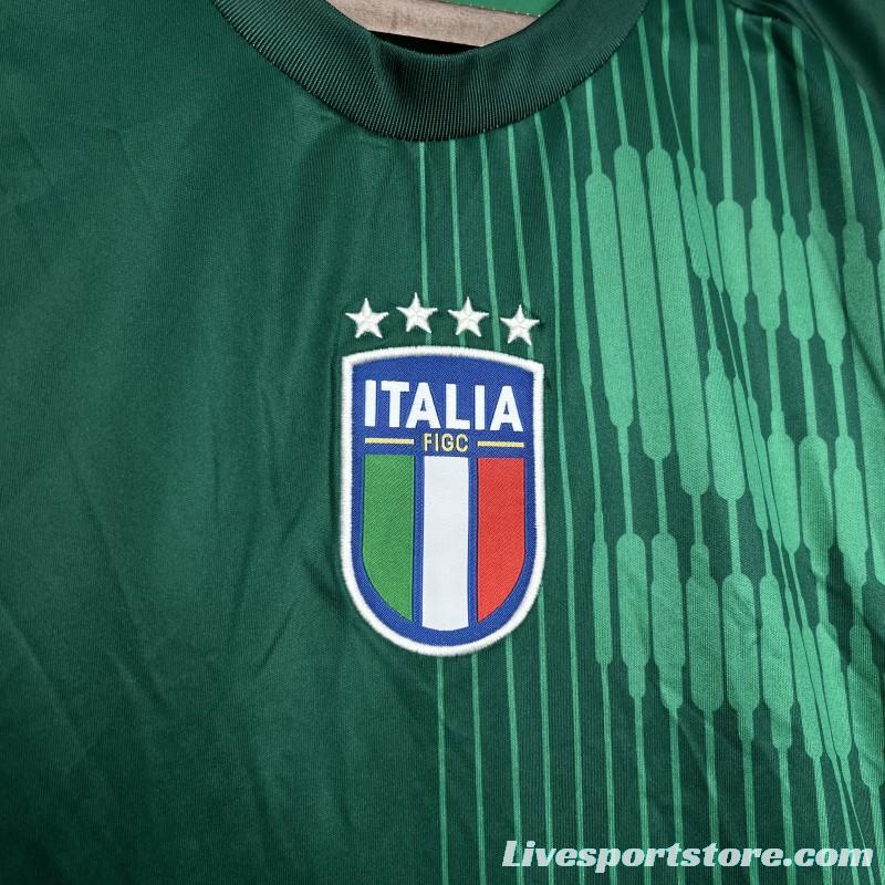 2024 Italy Pre-Match Green Jersey