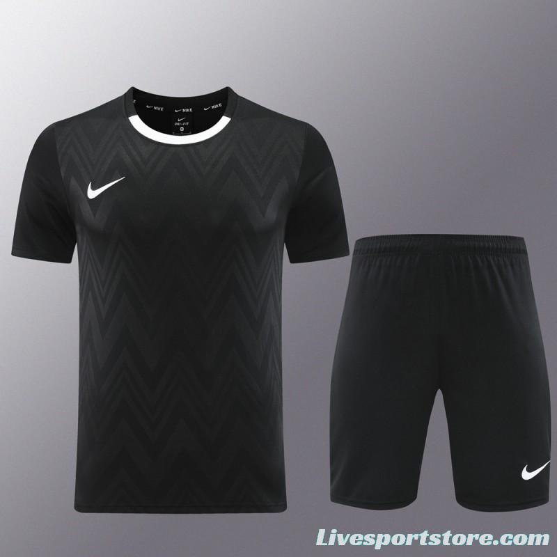 24/25 Nike Black Short Sleeve Jersey+Shorts