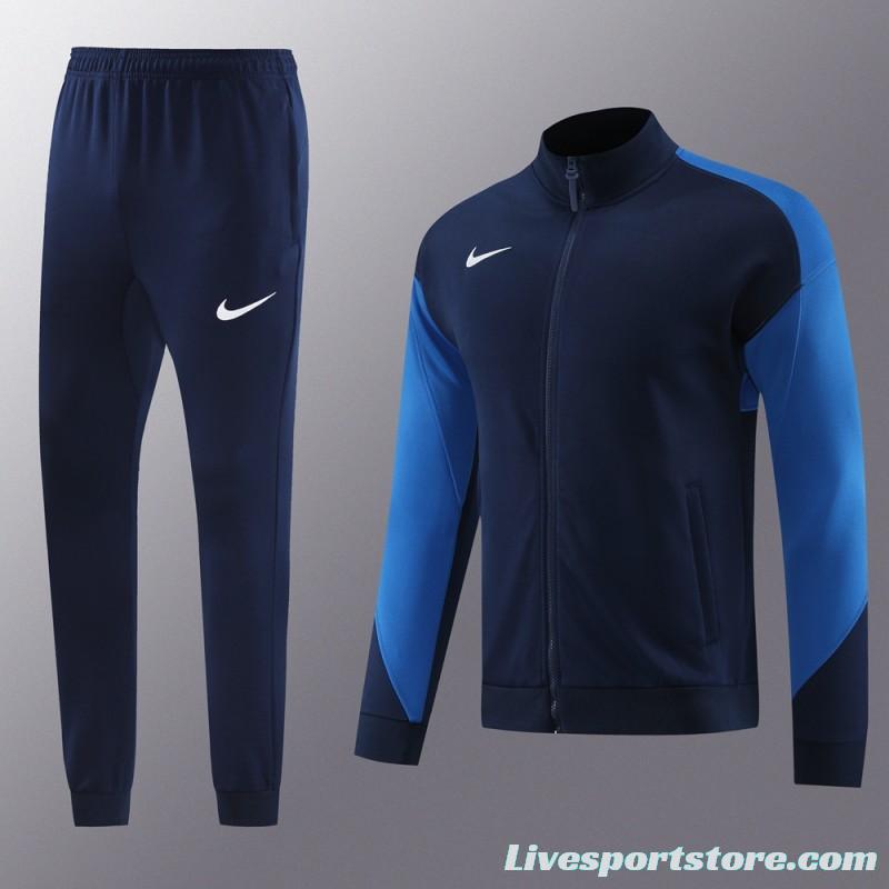 24/25 Nike Navy/Blue Full Zipper Jacket +Long Pants