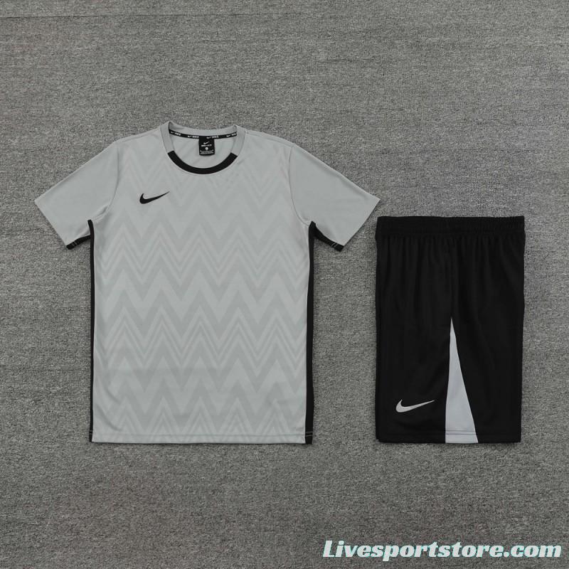 24/25 Nike Grey Short Sleeve Jersey+Shorts