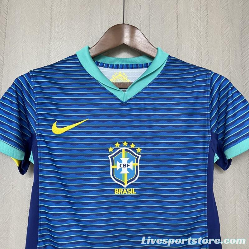 2024 Womens Brazil Away Shirt Jersey