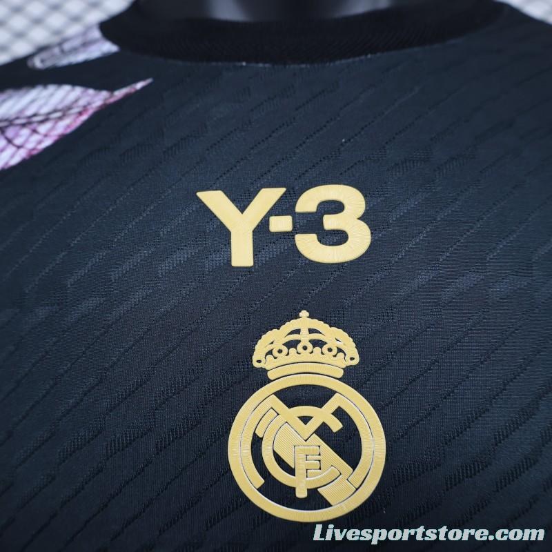 Player Version 2024 Real Madrid x Y3 Black Special Jersey