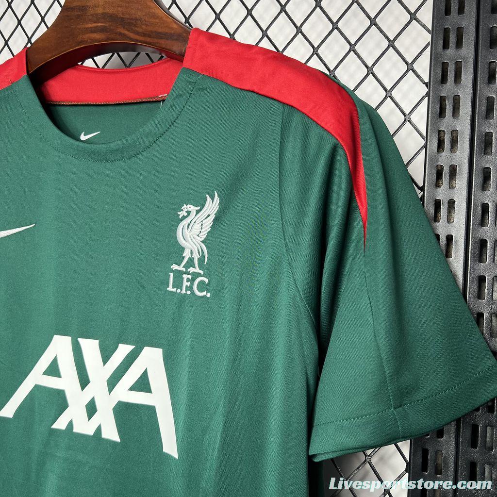 24/25 Liverpool Dark Green Pre-match Jersey