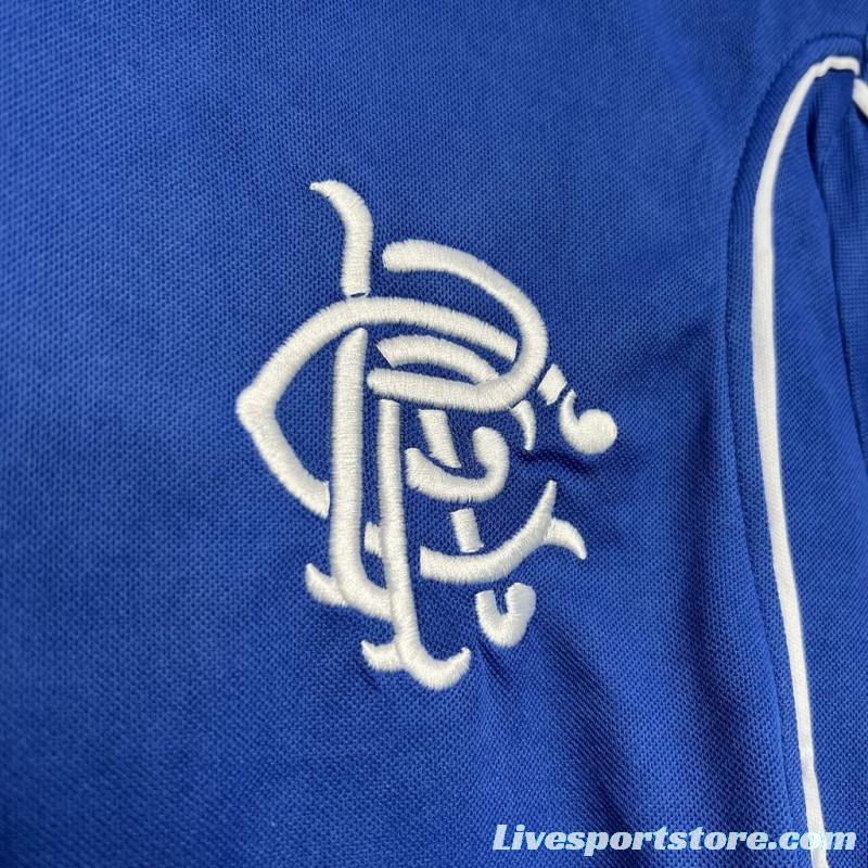 Retro 99/01 Glasgow Rangers Home Jersey