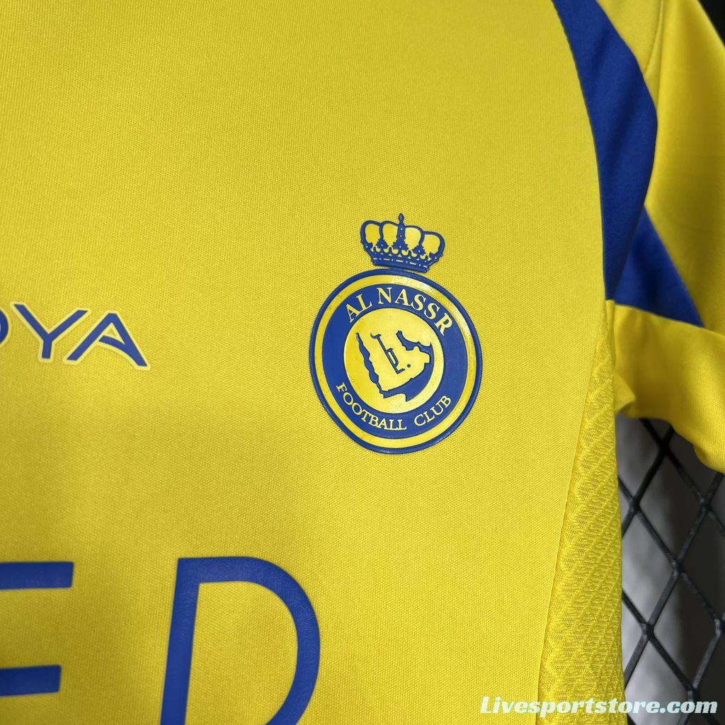 24/25 Kids Al-Nassr Home Jersey