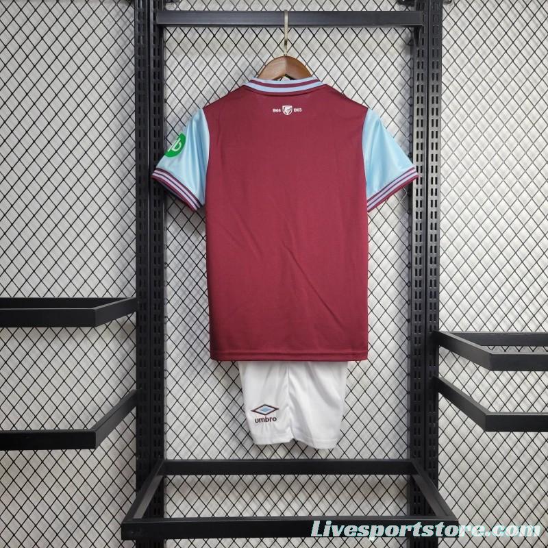 24/25 Kids West Ham United Home Jersey