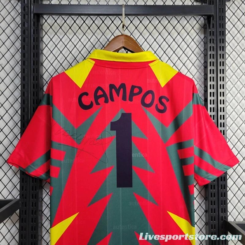 Retro 1998 Mexico World Cup Goalkeeper Red Jersey