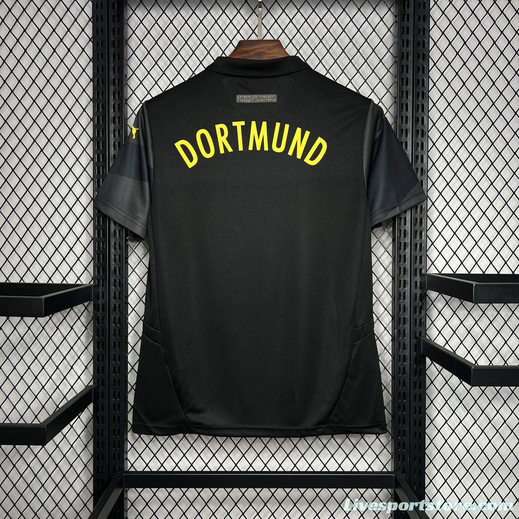 24/25 Borussia Dortmund Away Black Jersey